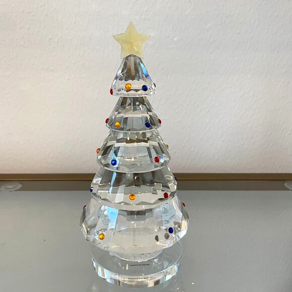 Jeweled Crystal Christmas Tree w/ Gold Star Topper 7.5in Luxe Holiday Decor NEW - Picture 13 of 13